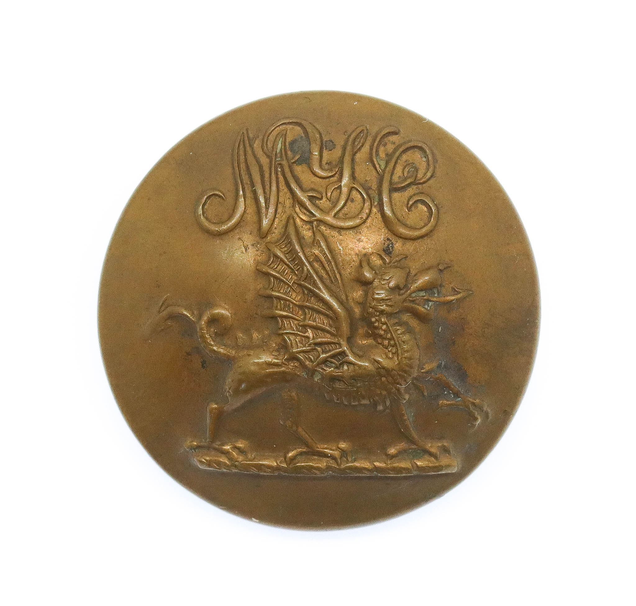 Montgomeryshire Yeomanry Cavalry Button (23mm)