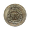 Leicestershire Yeomanry (Prince Albert's Own) Officer's Silvered Button (26mm)