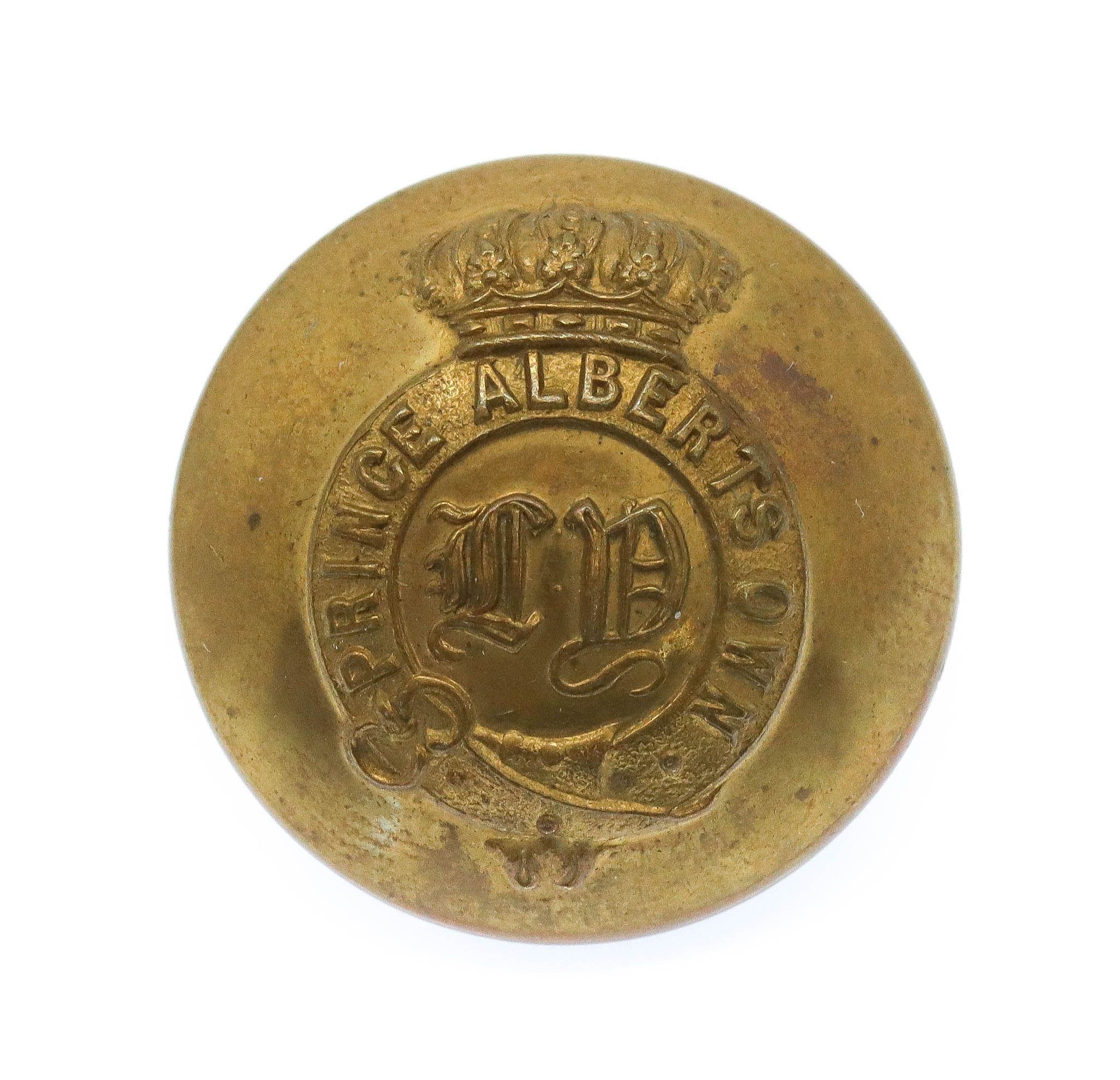 Leicestershire Yeomanry (Prince Albert's Own) Officer's Button (26mm)