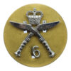 6th Gurkha Rifles Chrome Cap Badge - Queen's Crown