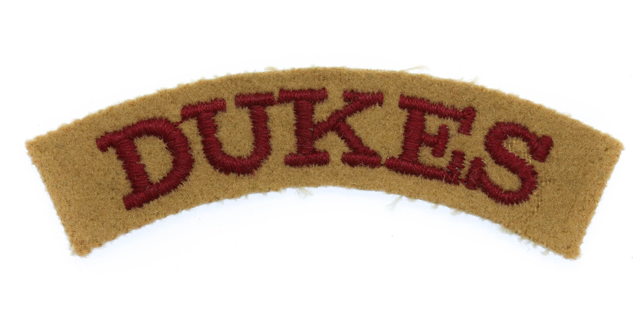 South African Cape Town Rifles (DUKES) Cloth Shoulder Title