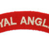Royal Anglian Regiment (ROYAL ANGLIAN) Cloth Shoulder Title