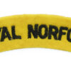 Royal Norfolk Regiment (ROYAL NORFOLK) Cloth Shoulder Title