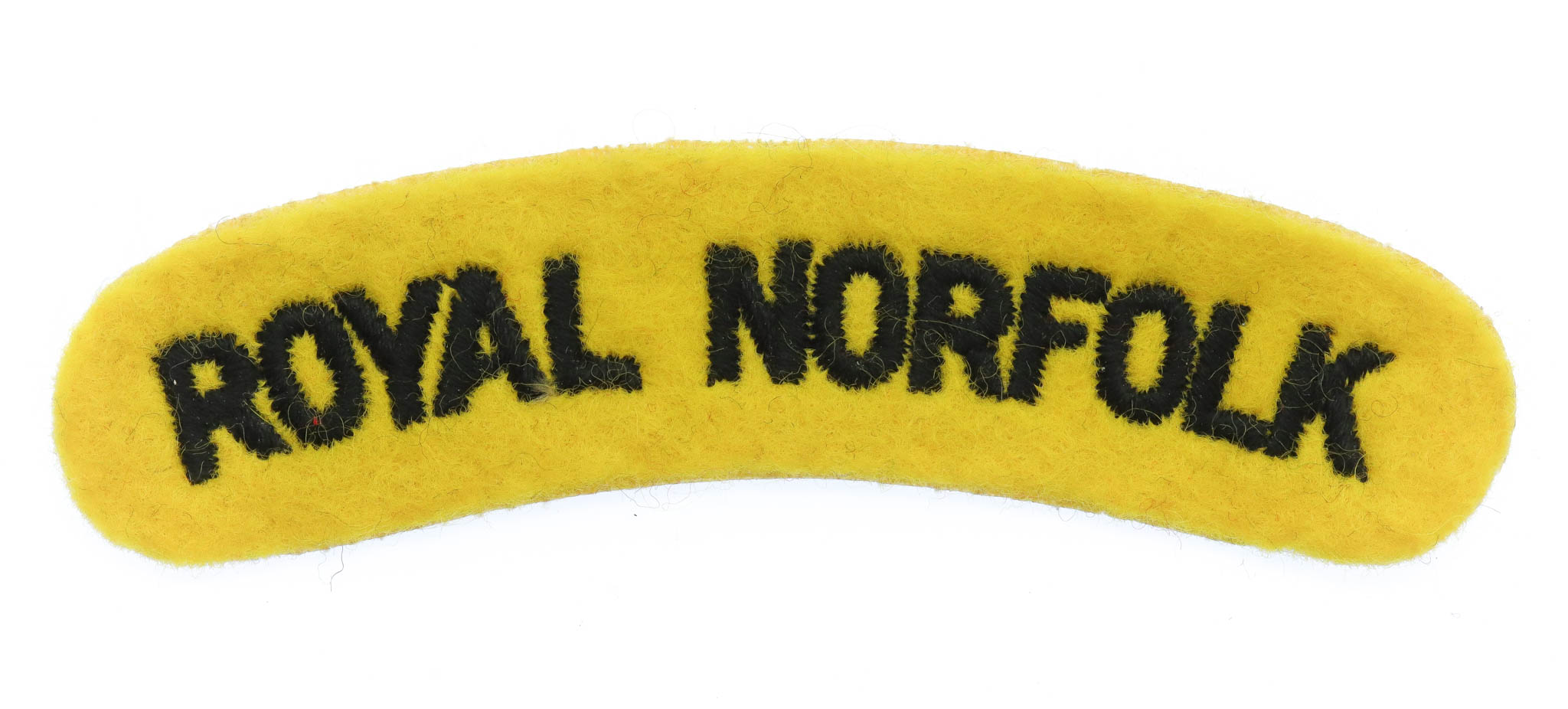 Royal Norfolk Regiment (ROYAL NORFOLK) Cloth Shoulder Title