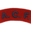 Army Cadet Force (A.C.F.) Cloth Shoulder Title