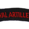 Royal Artillery (ROYAL ARTILLERY) Cloth Shoulder Title