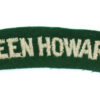 Green Howards (GREEN HOWARDS) Cloth Shoulder Title