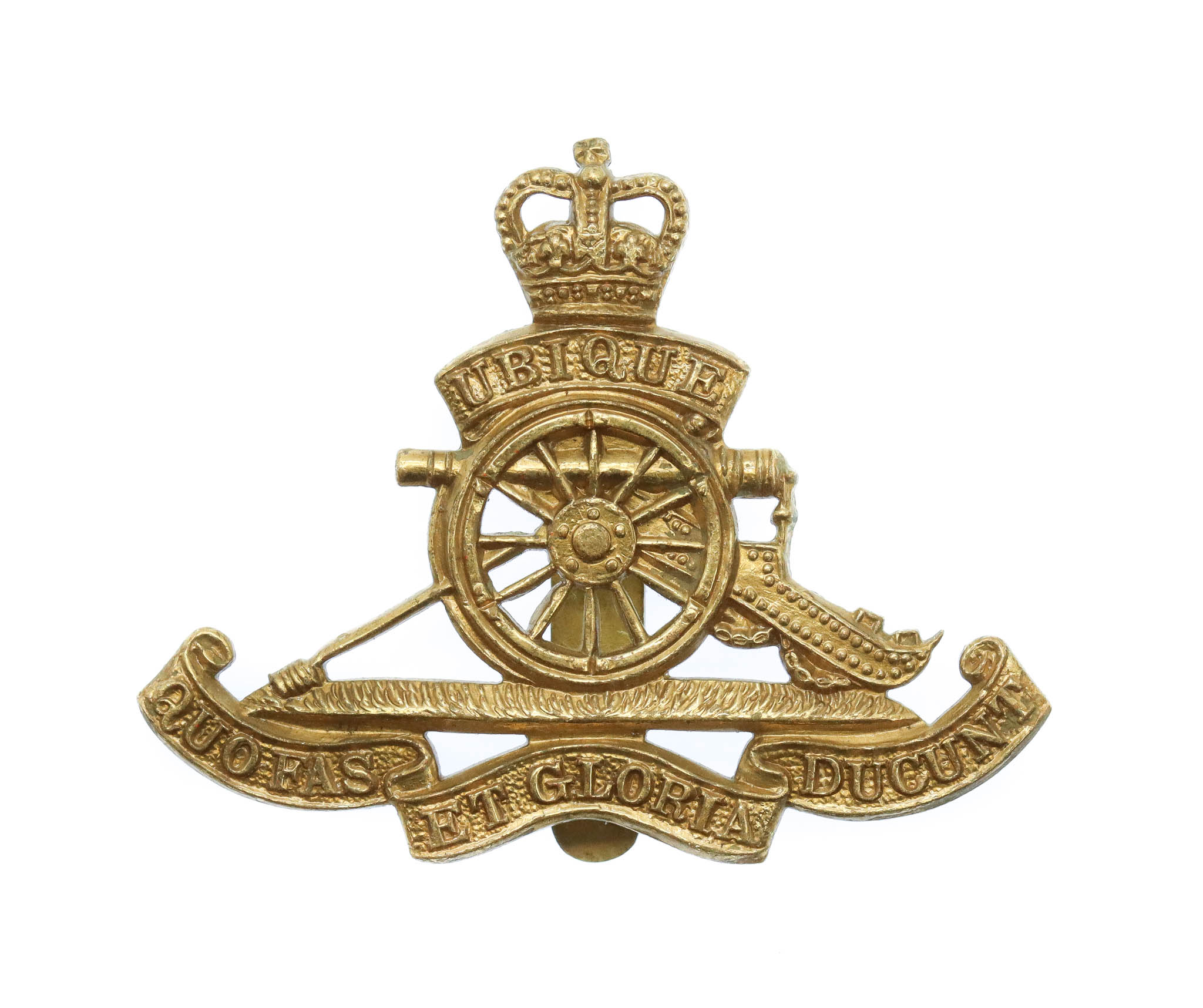 Royal Artillery Beret Badge - Queen's Crown