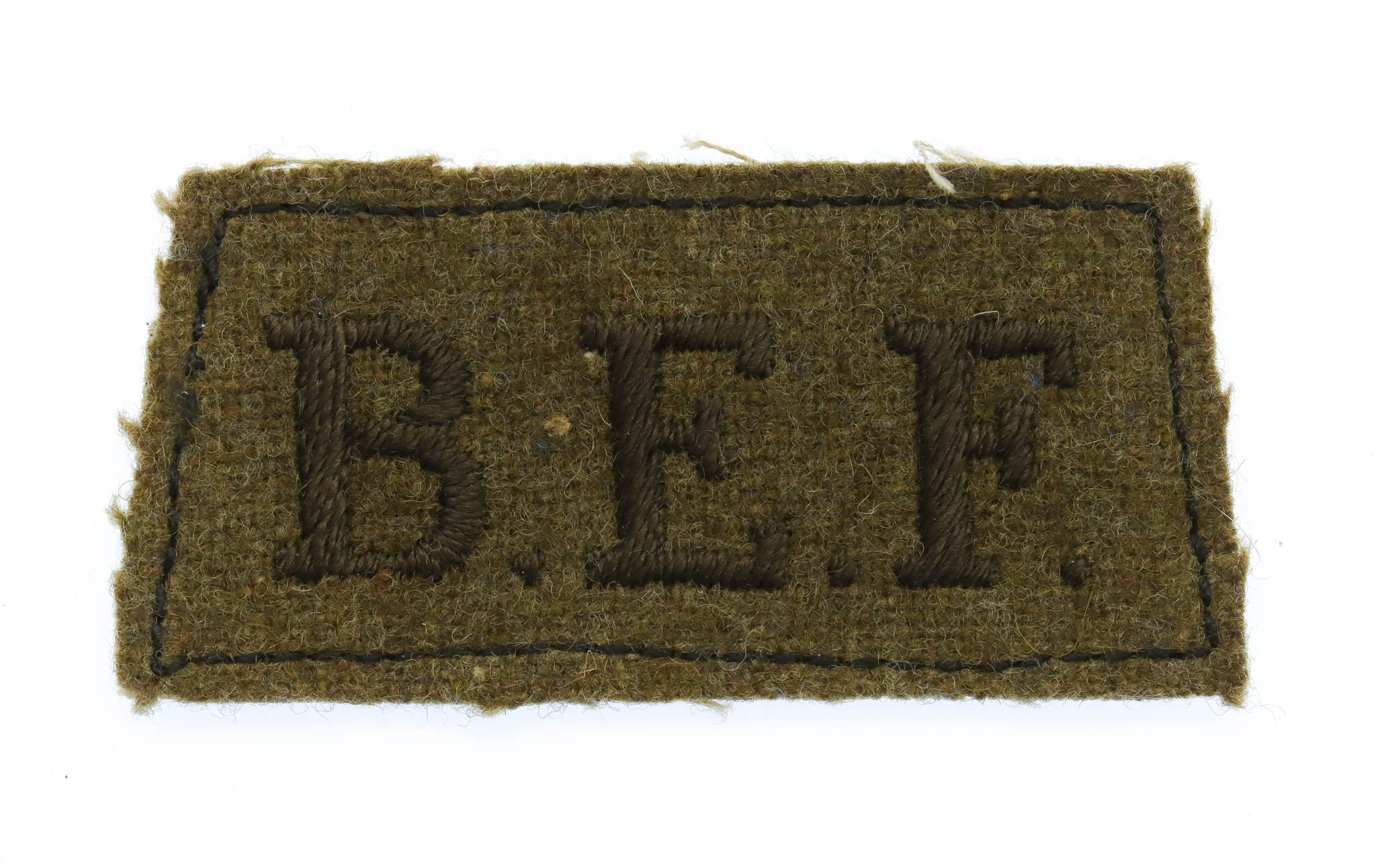 British Expeditionary Force (B.E.F.) Cloth Slip On Shoulder Title