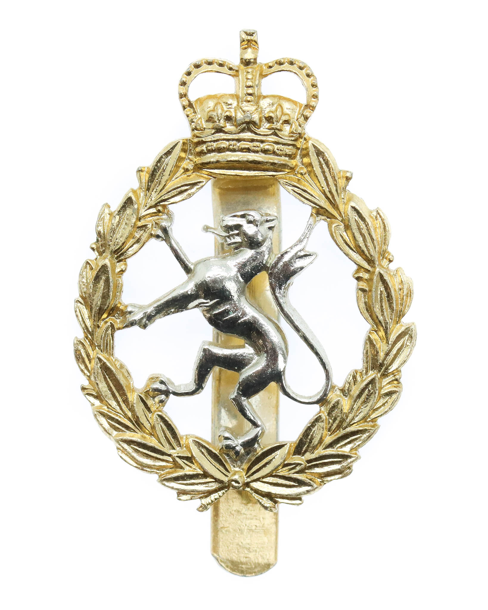 Women's Royal Army Corps (W.R.A.C.) Anodised (Staybrite) Cap Badge