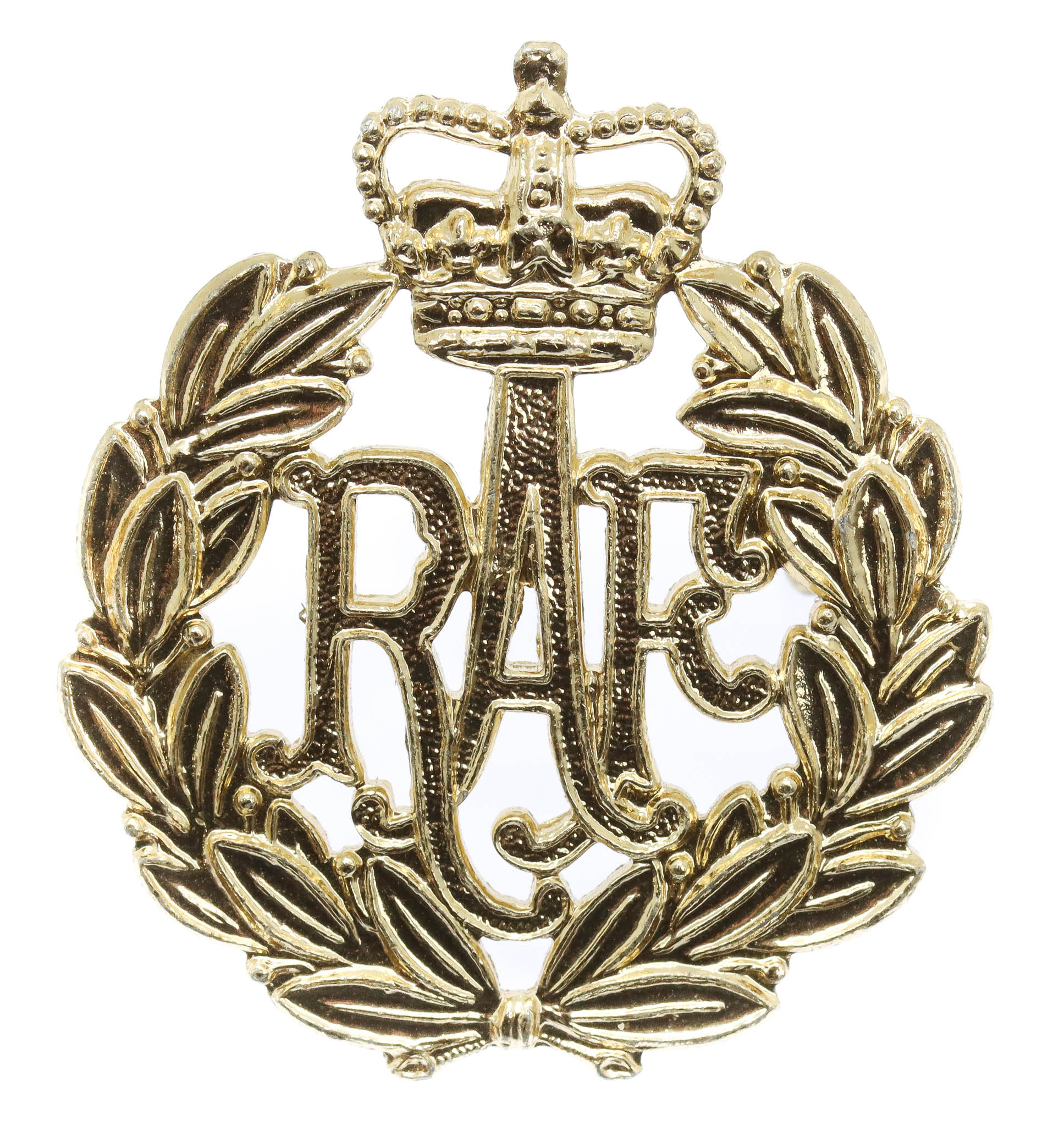 Royal Air Force (R.A.F.) Anodised (Staybrite) Cap Badge