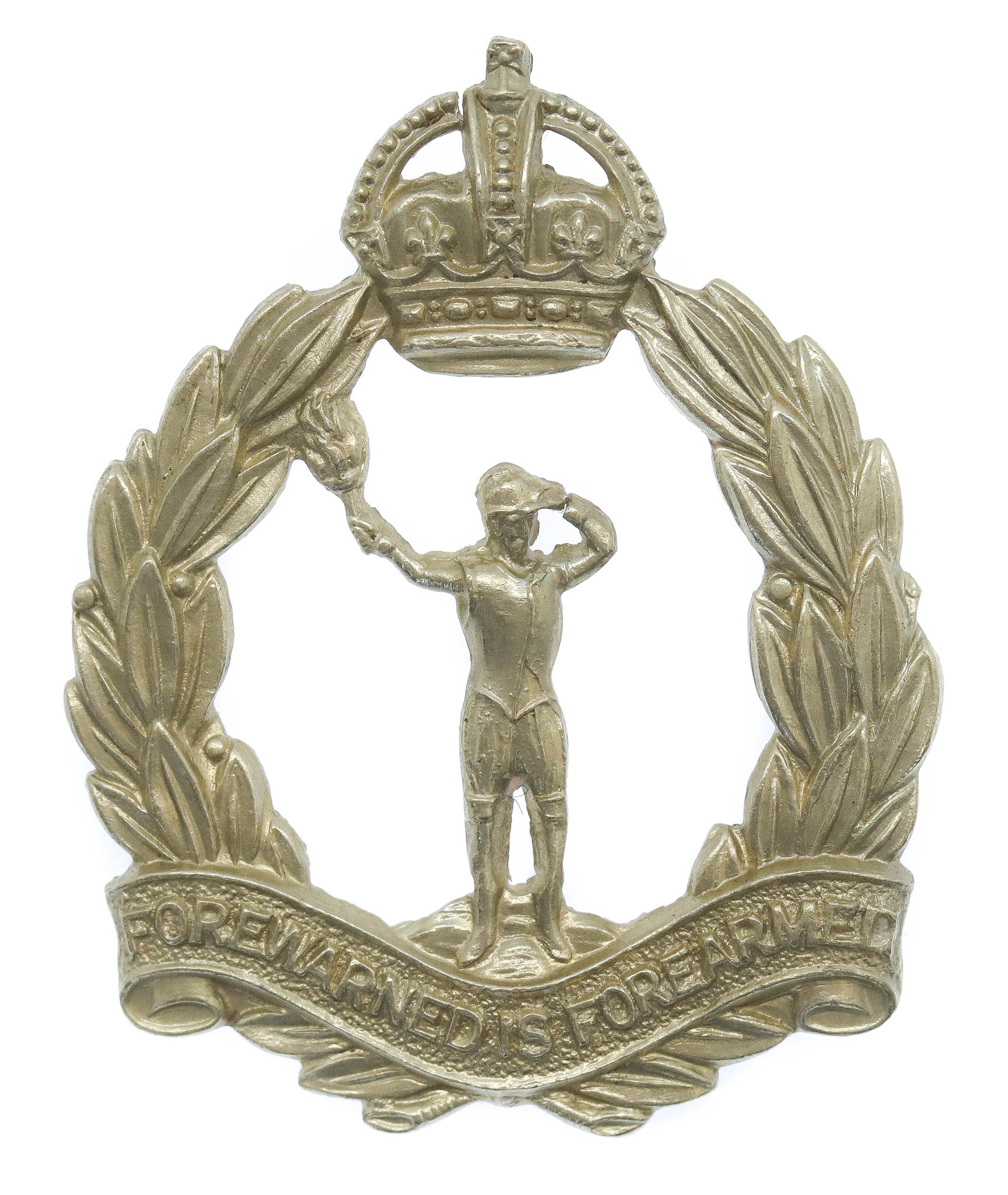 Royal Observer Corps Cap Badge - King's Crown