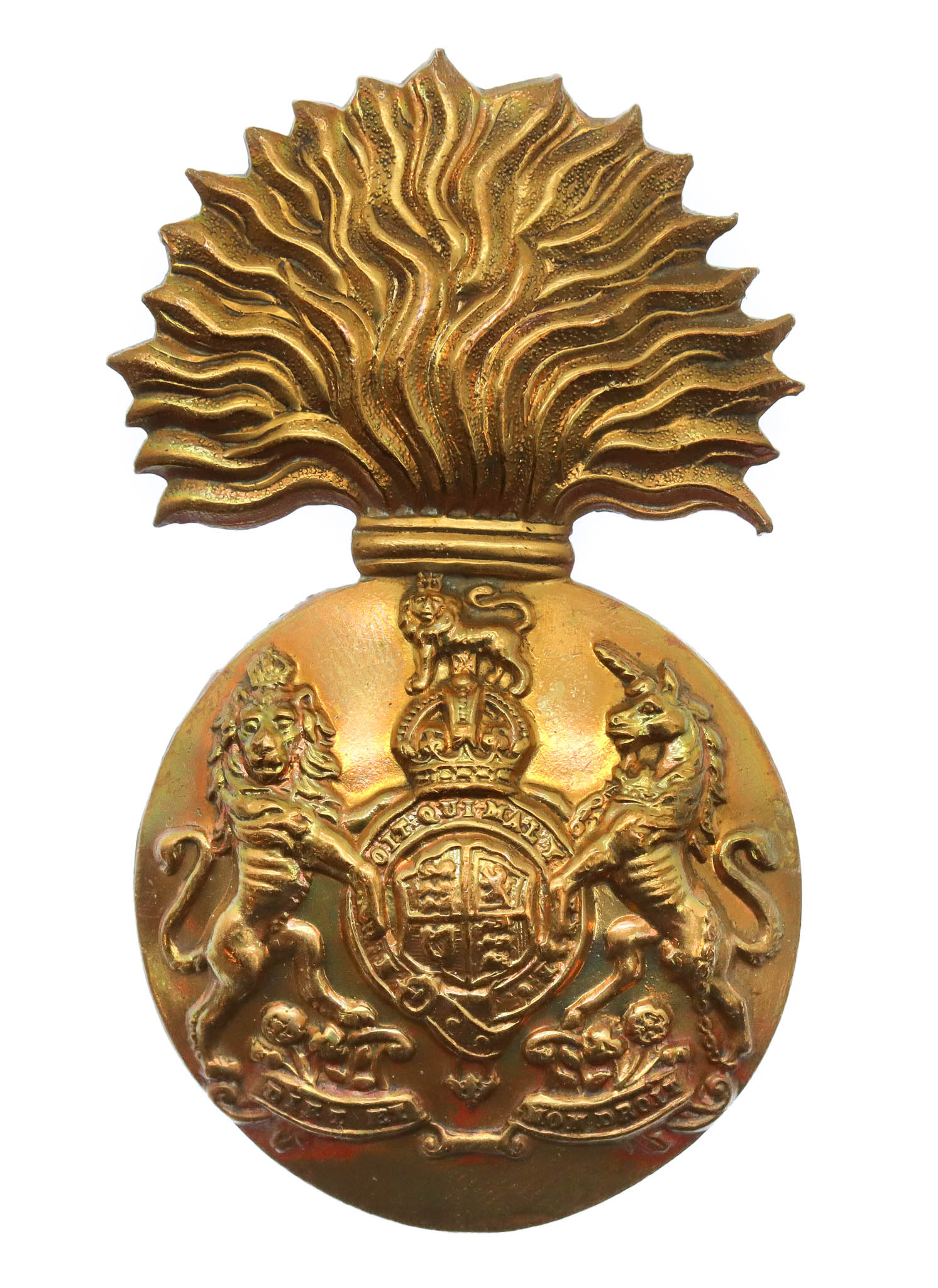 Royal Scots Fusiliers Cap Badge - King's Crown