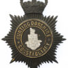 Huntingdonshire County Constabulary Night Helmet Plate - Queen's Crown