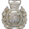 Worcester City Police Wreath Helmet Plate - Queen's Crown