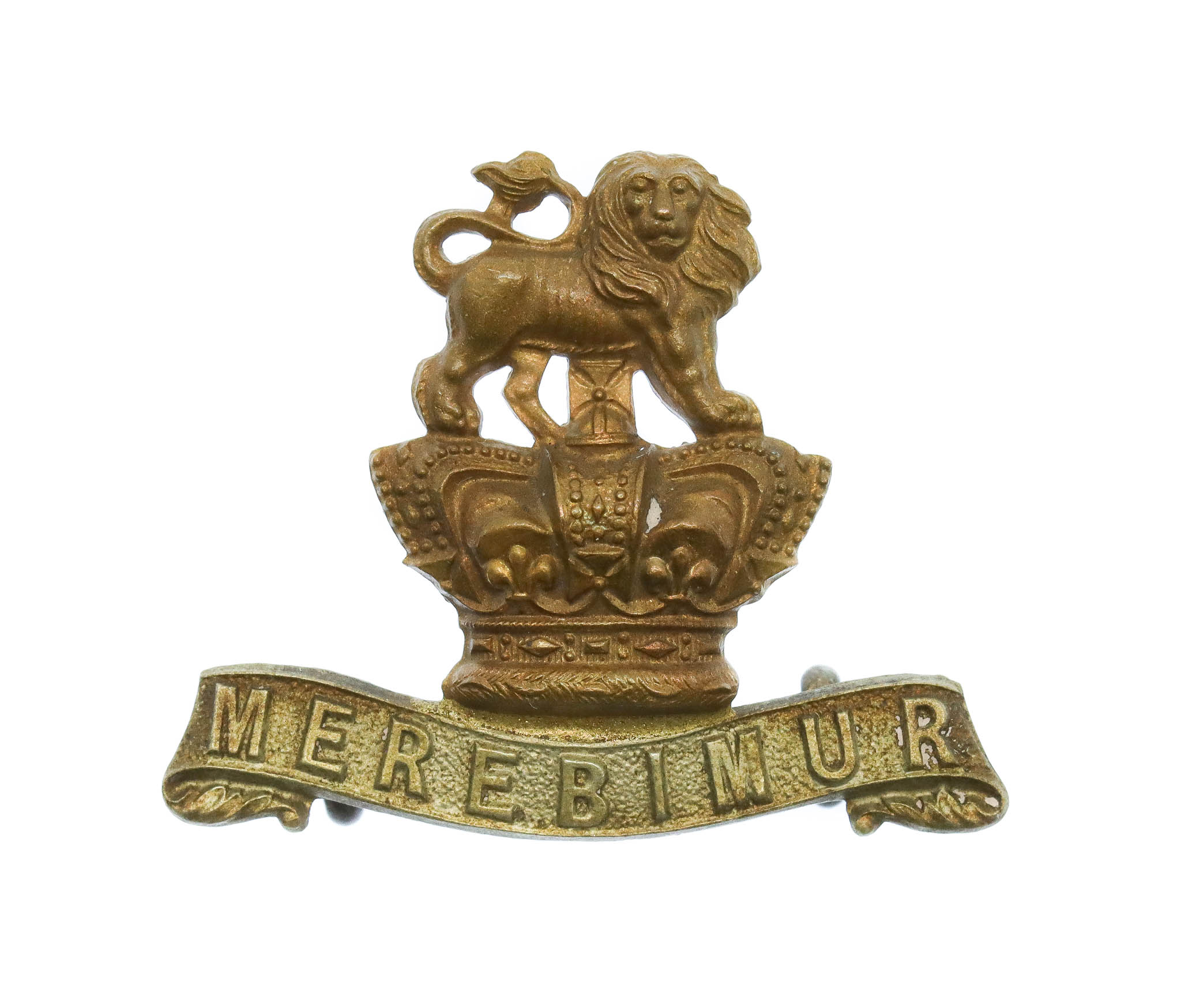 Victorian 15th King's Hussars Collar Badge