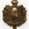 18th Hussars (Princess of Wales's Own) Cap Badge (c. 1905 - 1910)