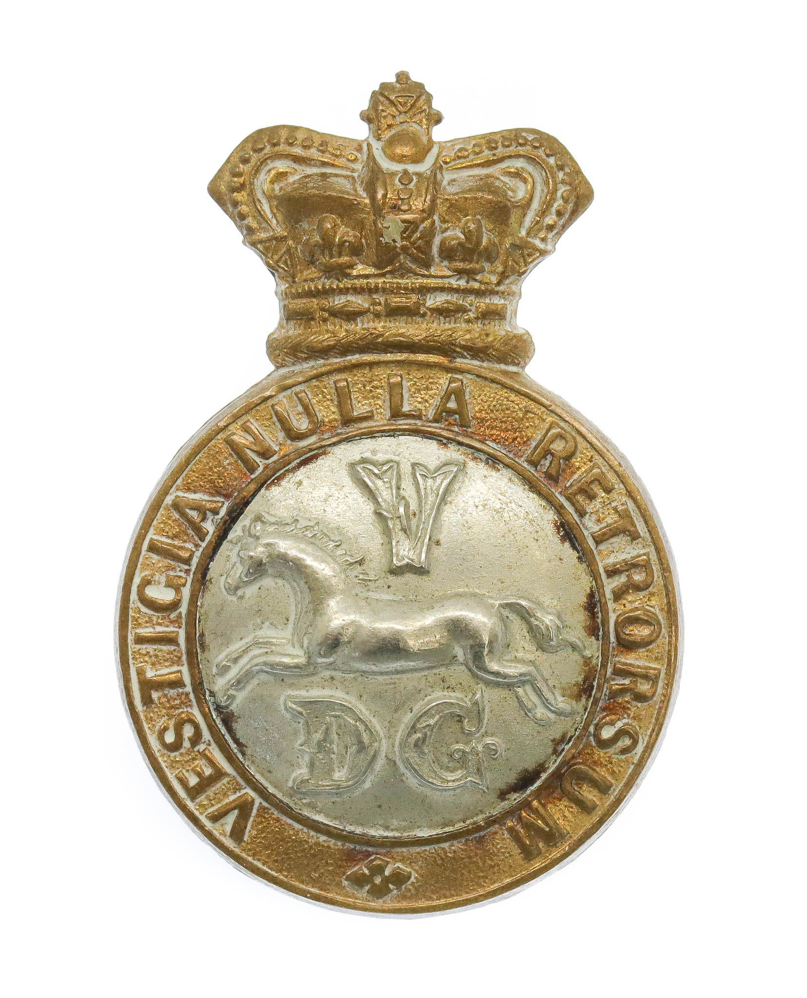 Victorian 5th Dragoon Guards Cap Badge