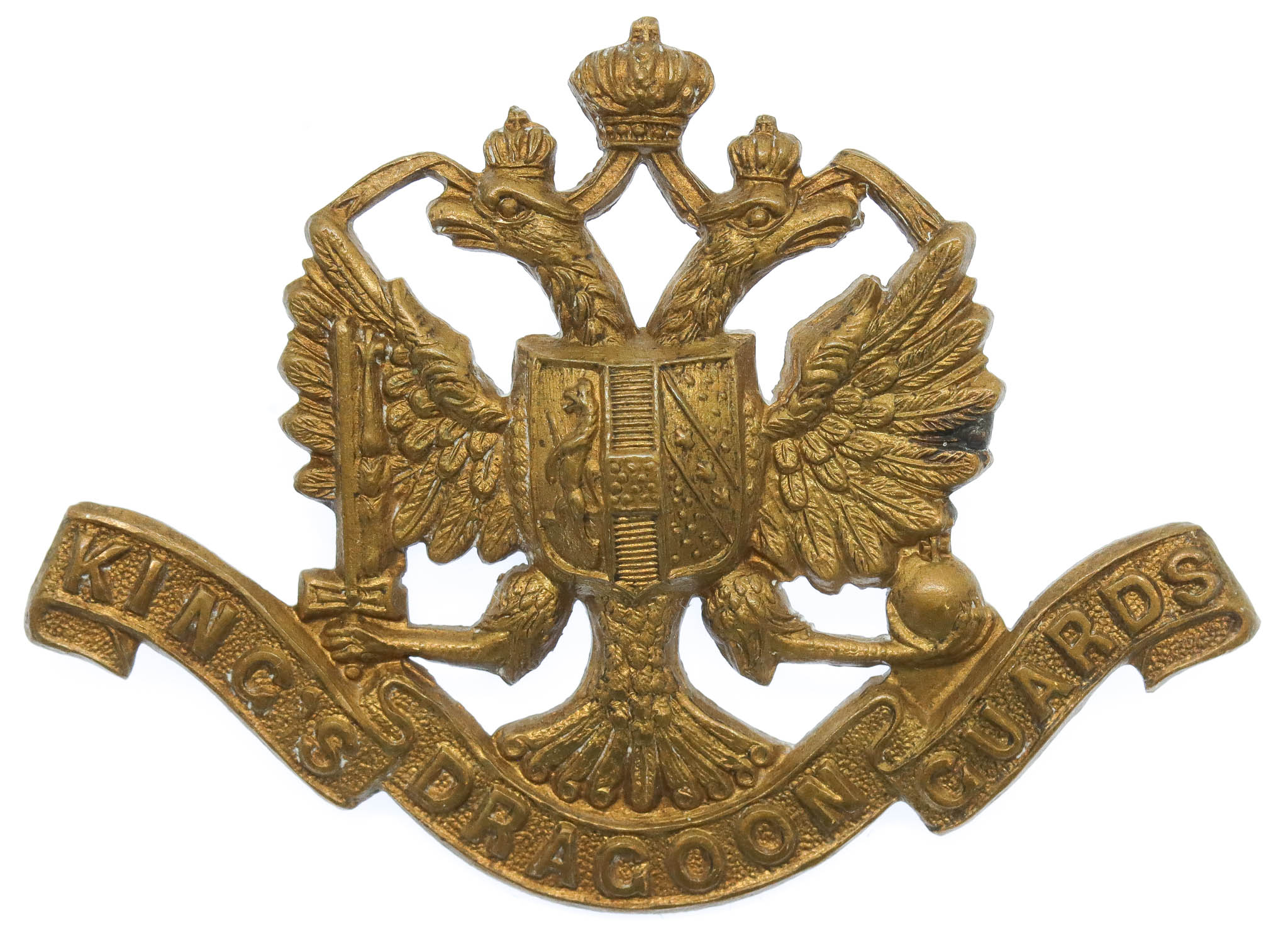 Victorian 1st King's Dragoon Guards Cap Badge