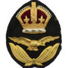 Royal Air Force (R.A.F.) Officer's Cap Badge - King's Crown