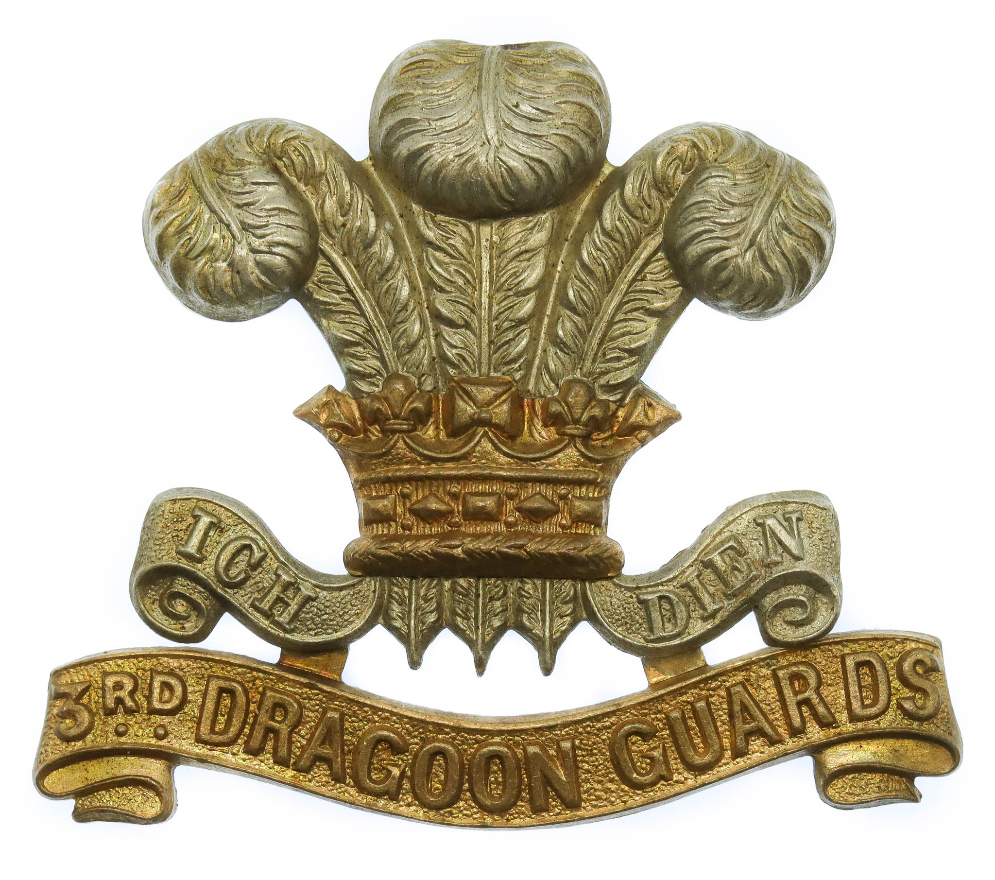 Victorian /Edwardian 3rd Dragoon Guards Cap Badge