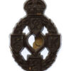 Royal Electrical & Mechanical Engineers (R.E.M.E.) WW2 Plastic Economy Cap Badge