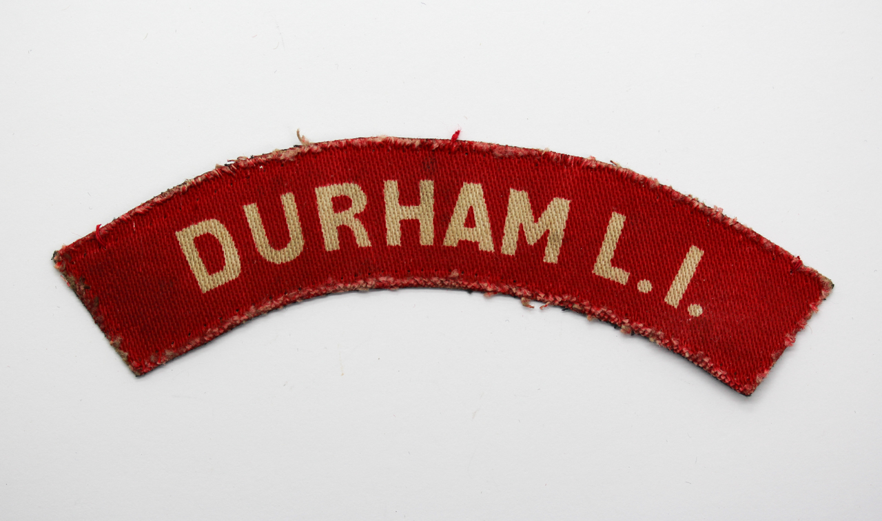 Durham Light Infantry (DURHAM L.I.) WW2 Printed Shoulder Title