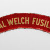 Royal Welch Fusiliers (ROYAL WELCH FUSILIERS) WW2 Printed Shoulder Title