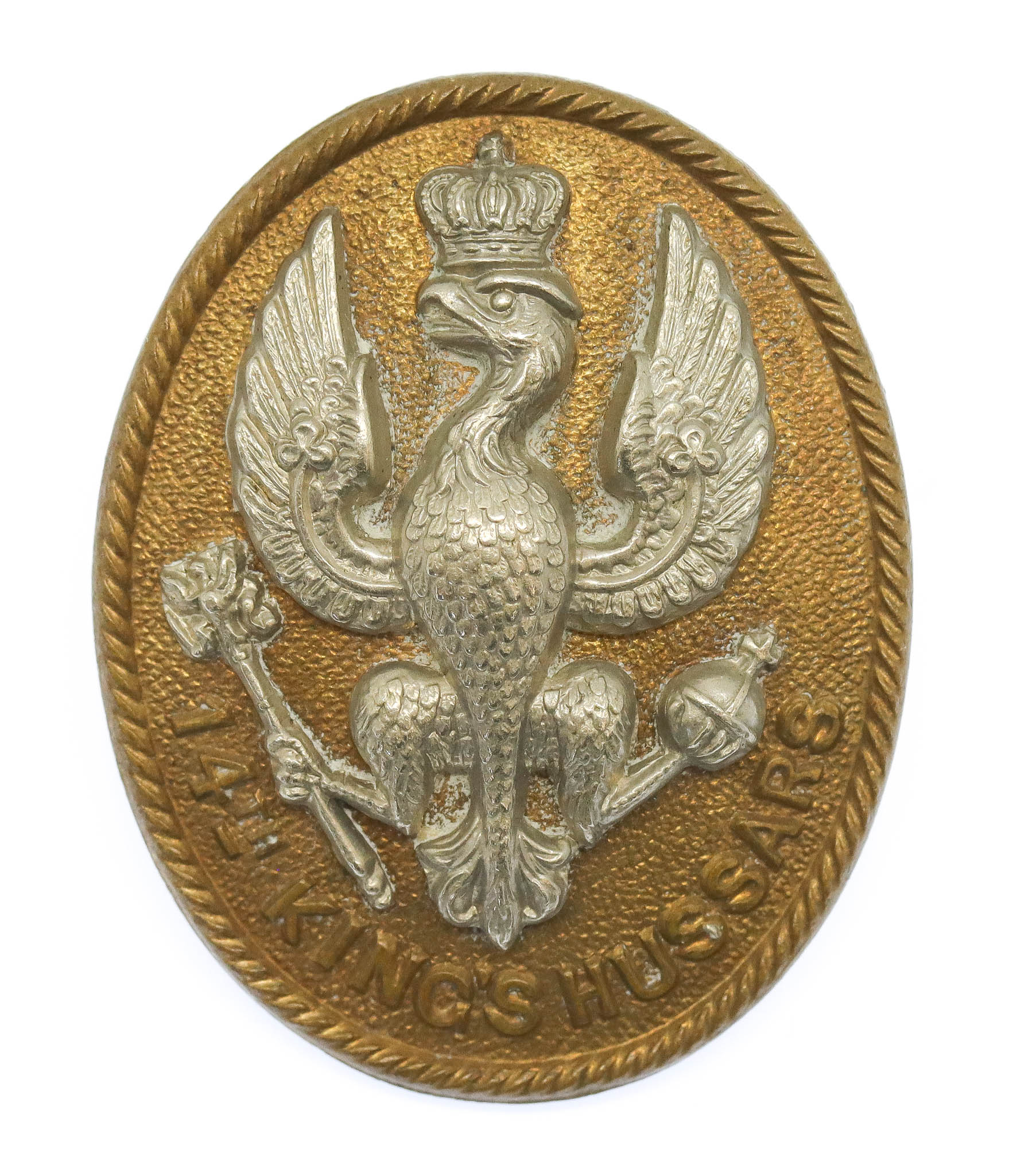 Victorian 14th King's Hussars Cap Badge