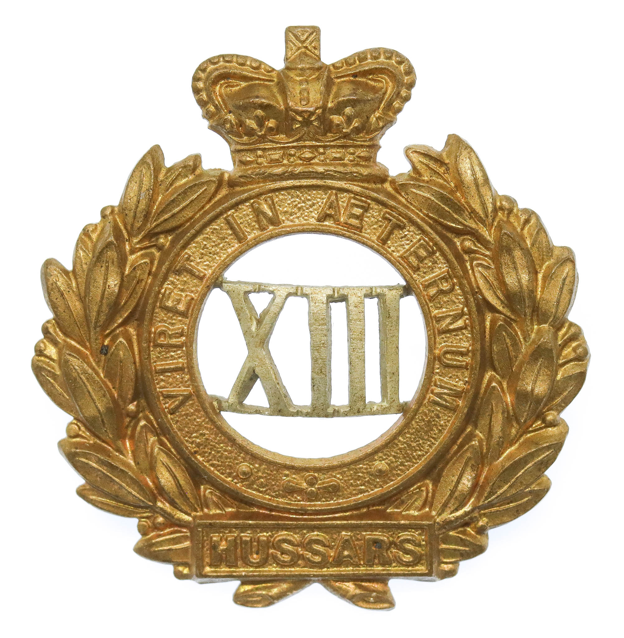 Victorian 13th Hussars Cap Badge