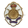 WWI Army Cyclist Corps Enamelled Sweetheart Brooch