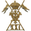 Victorian 21st (Empress of India's) Lancers Cap Badge 