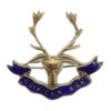 Seaforth Highlanders Brass & Enamel Sweetheart Brooch