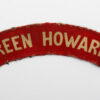 Green Howards (GREEN HOWARDS) WW2 Pinted Shoulder Title