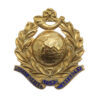 WWI Royal Marine Light Infantry (R.M.L.I.) Brass & Enamel Sweetheart Brooch