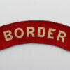 Border Regiment (BORDER) WW2 Printed Shoulder Title