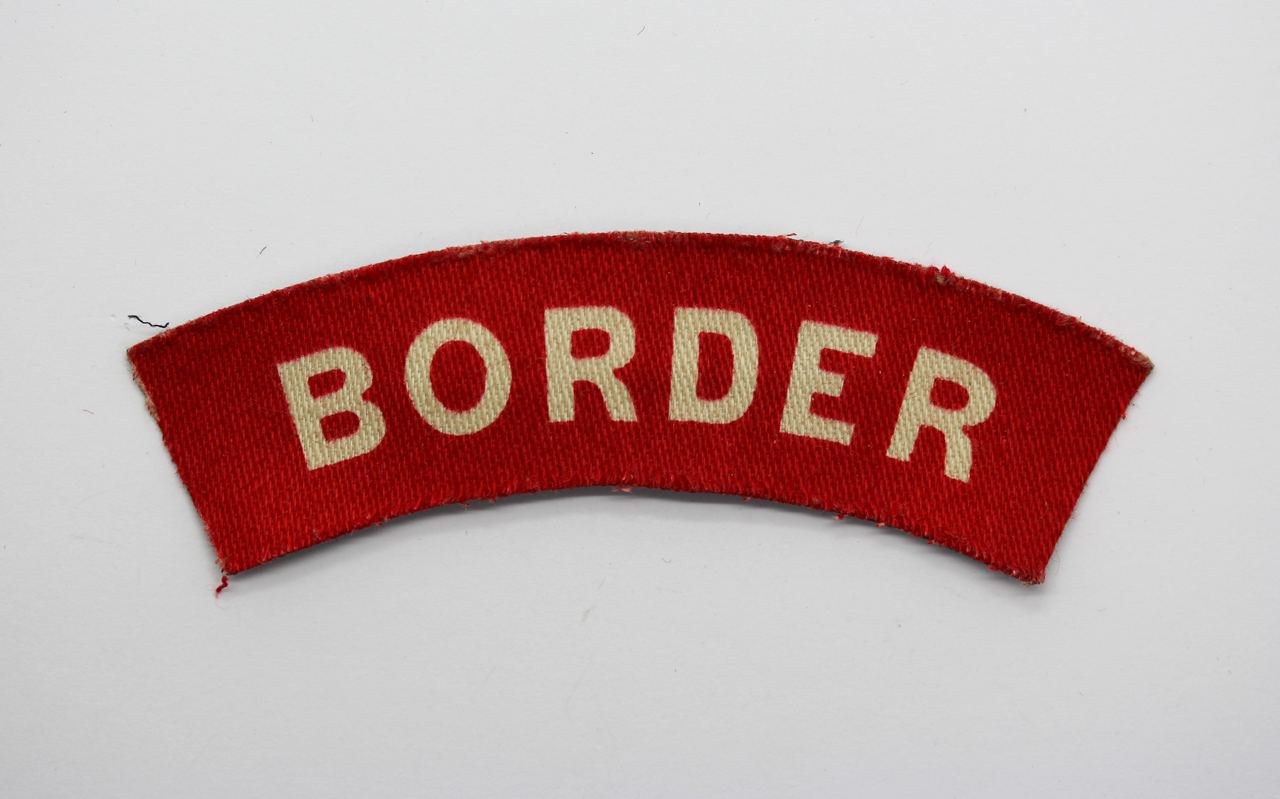 Border Regiment (BORDER) WW2 Printed Shoulder Title