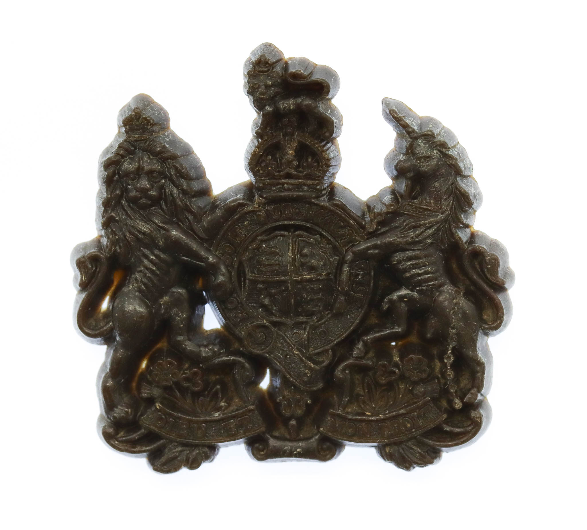 General Service Corps WW2 Plastic Economy Cap Badge