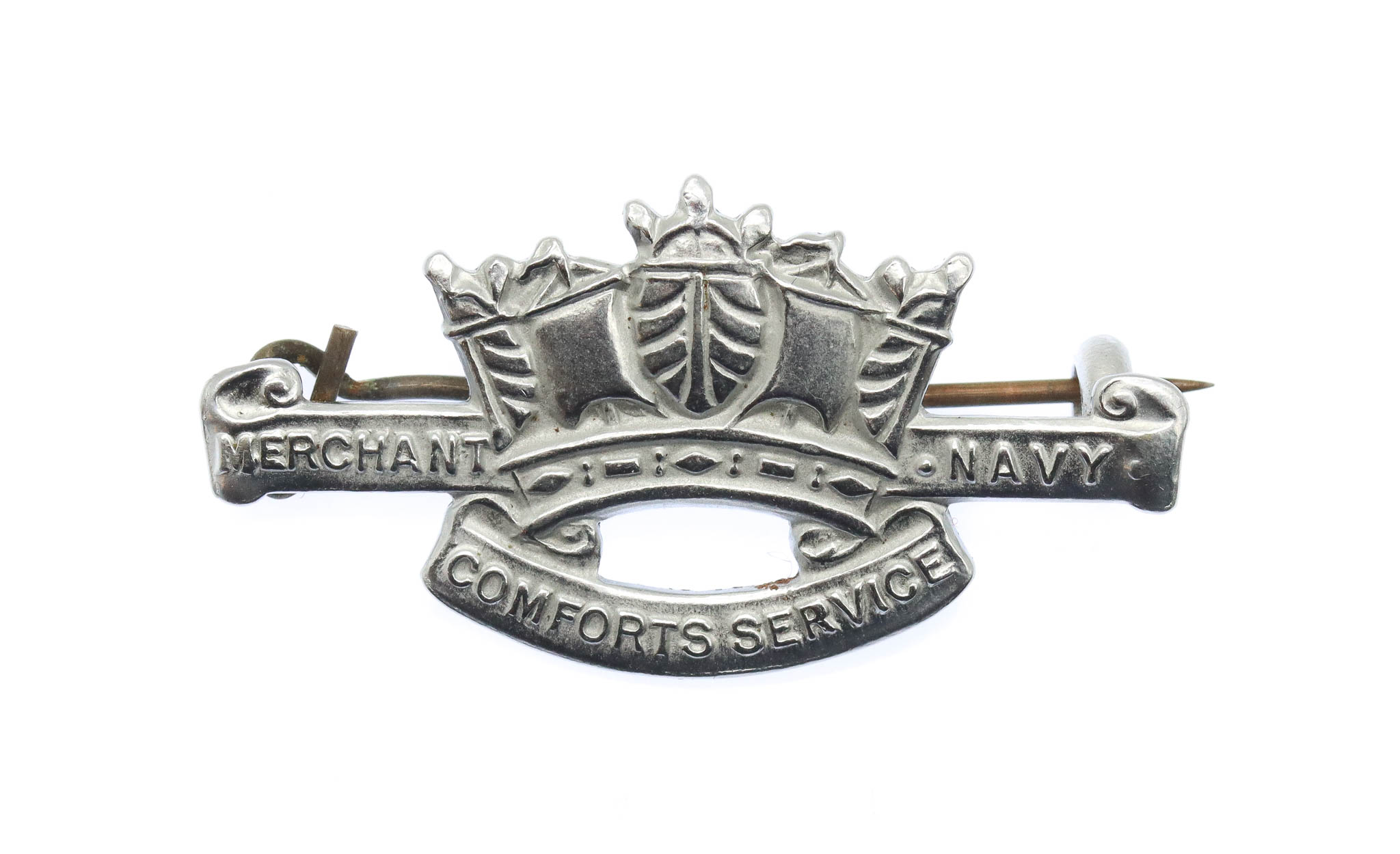 WW2 Merchant Navy Comforts Service Lapel Badge