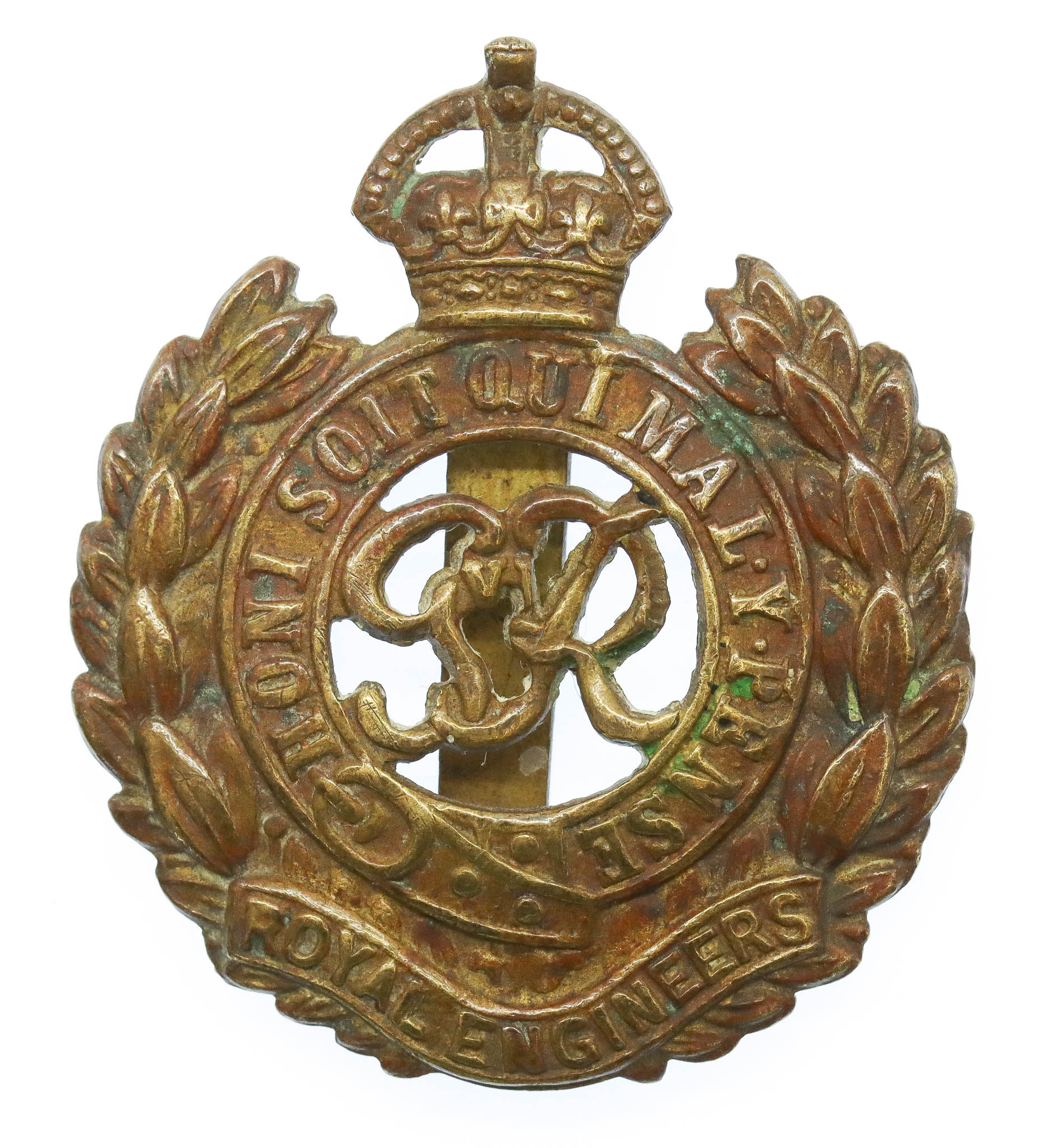George VI Royal Engineers Cap Badge