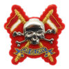 Royal Lancers Officer's Metal & Bullion Beret Badge (Red Backing)