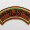 A.T.S. (AUXILIARY TERRITORIAL SERVICE) Cloth Shoulder Title
