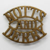 Notts & Derby Regiment Sherwood Foresters (NOTTS/AND/DERBY) Shoulder Title