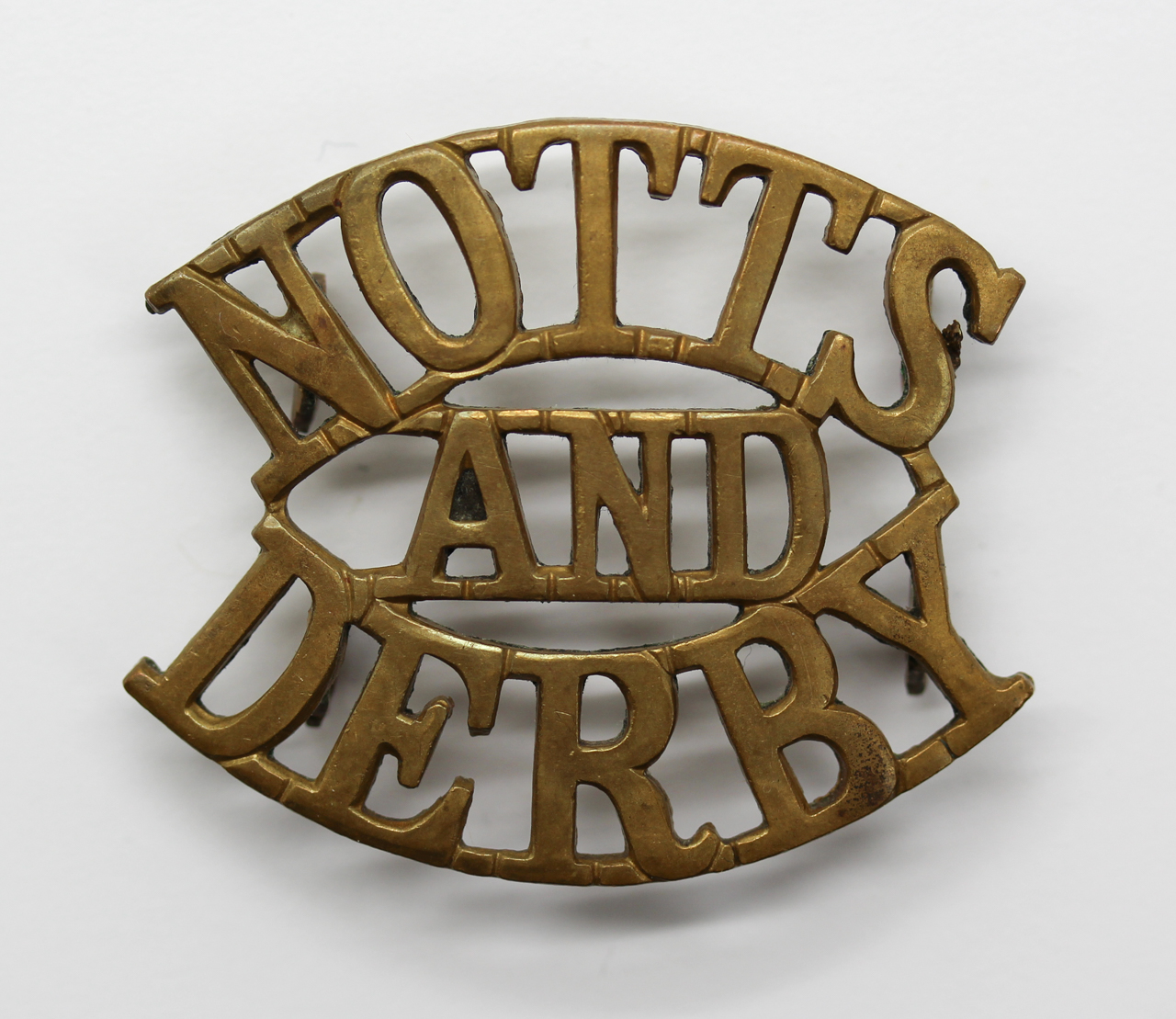 Notts & Derby Regiment Sherwood Foresters (NOTTS/AND/DERBY) Shoulder Title
