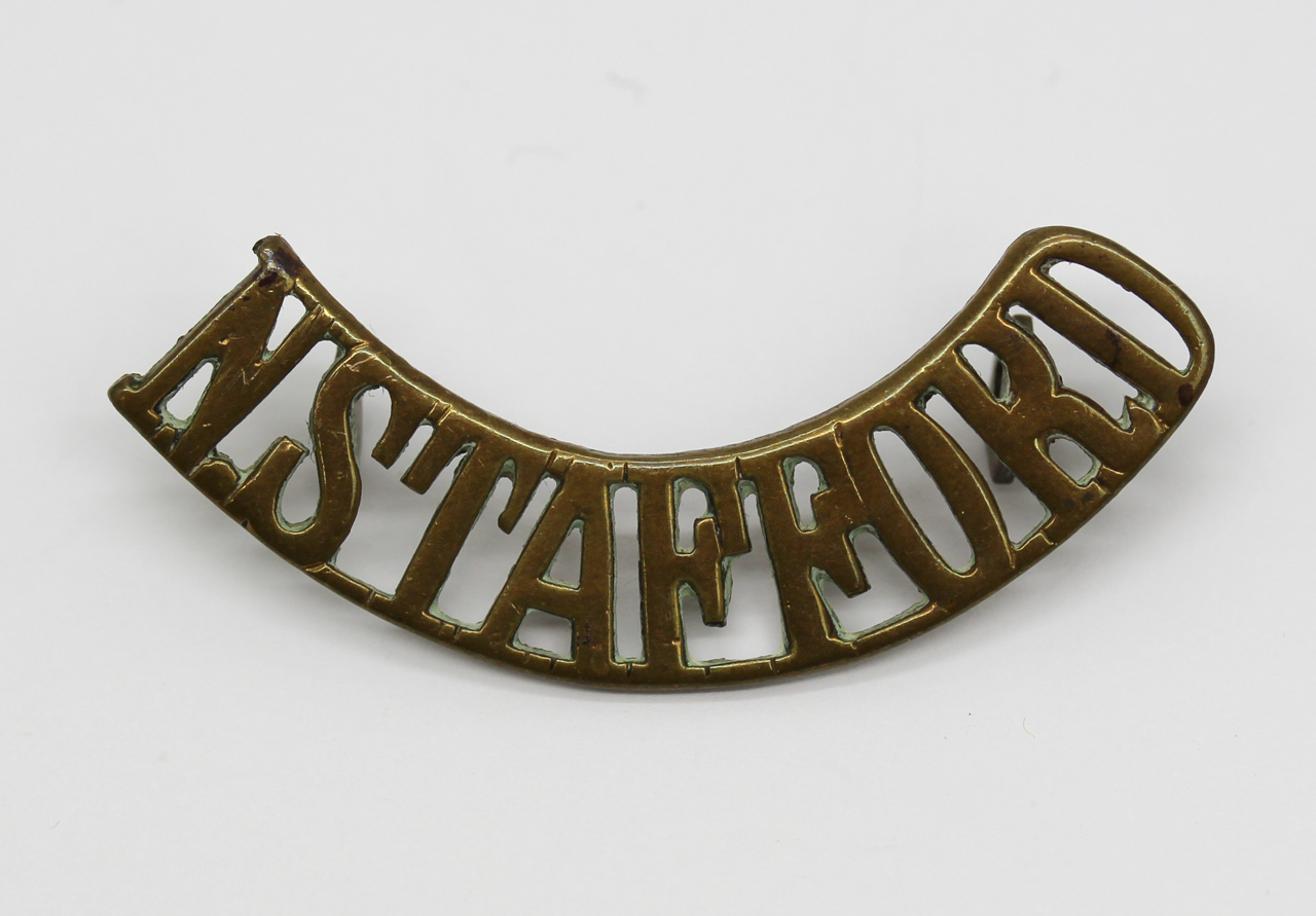 North Staffordshire Regiment (N.STAFFORD) Shoulder Title