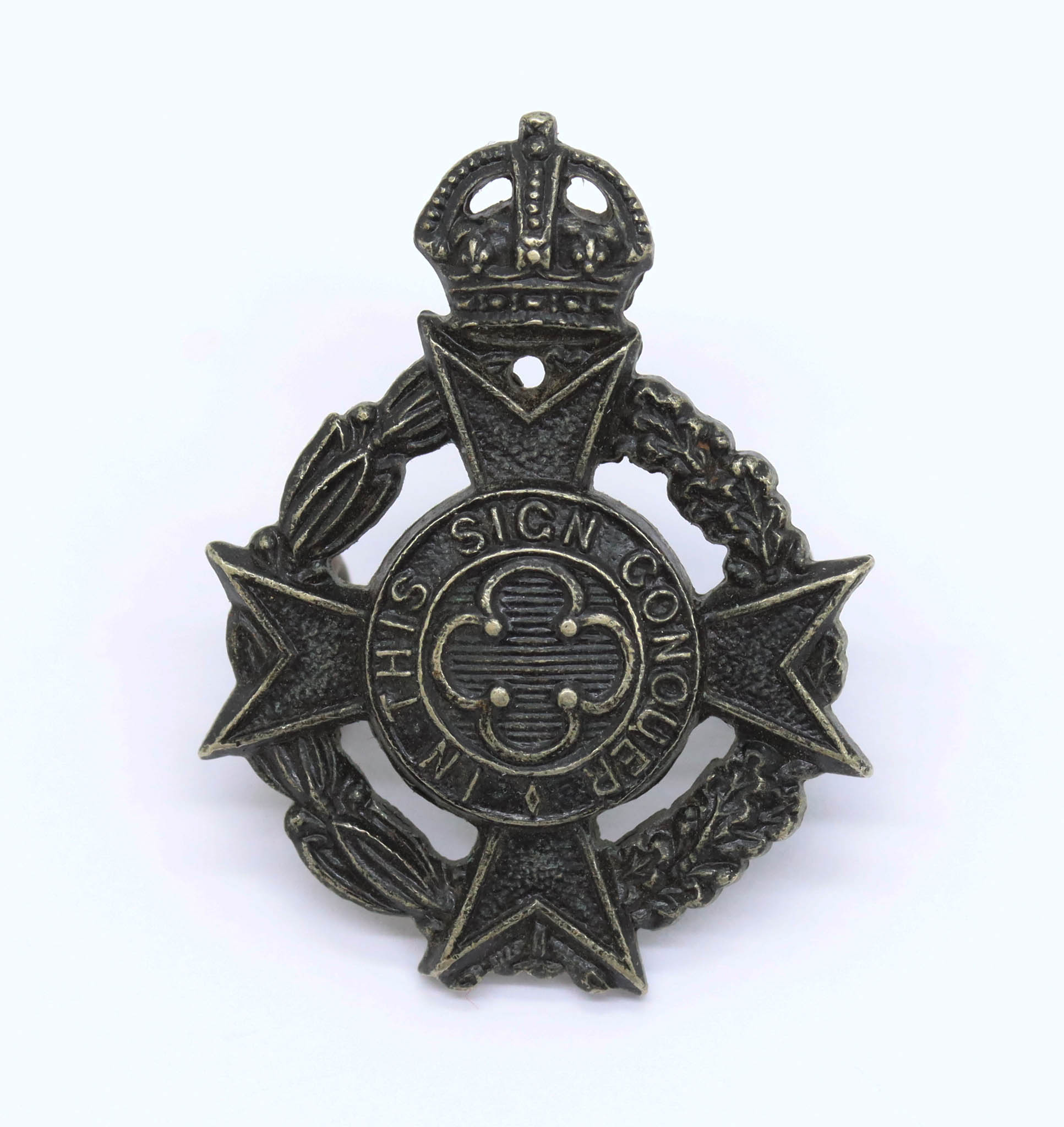 Royal Army Chaplains Department Collar Badge - King's Crown