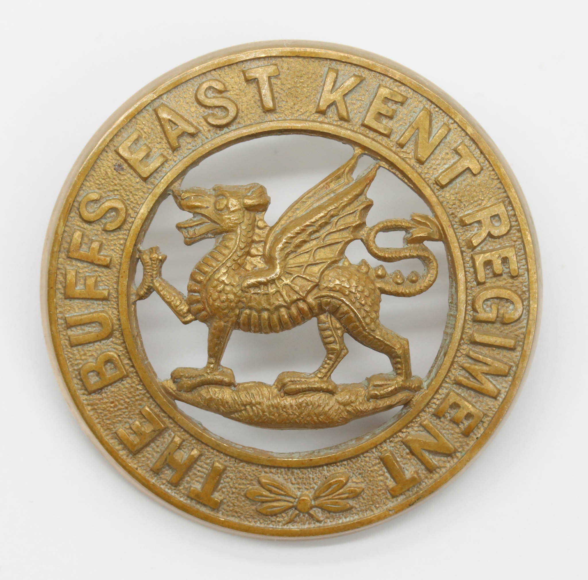 The Buffs East Kent Regiment Helmet Plate Centre