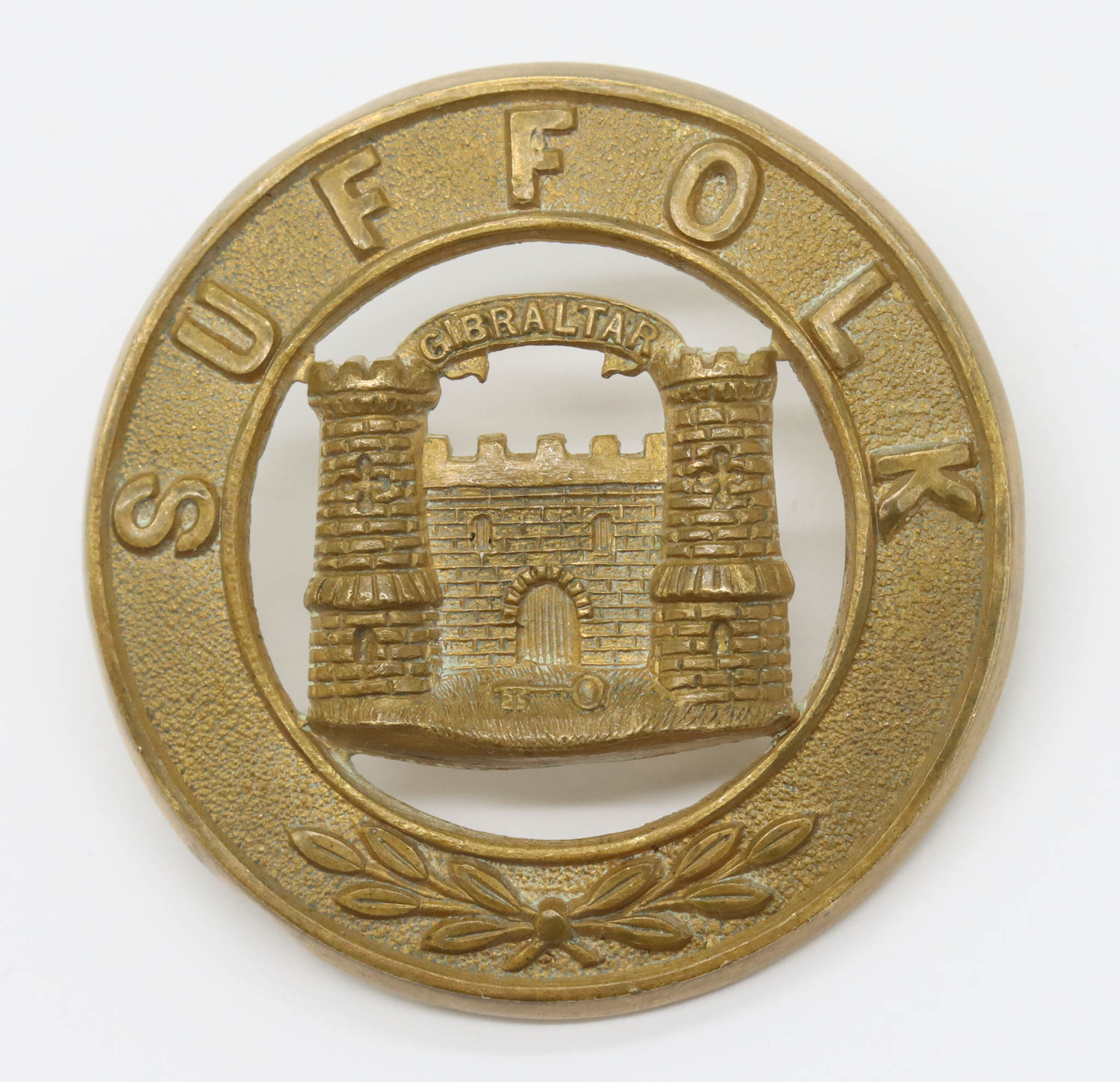 Suffolk Regiment Helmet Plate Centre