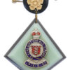 Royal Army Ordnance Corps (R.A.O.C.) Sweetheart Brooch - King's Crown 