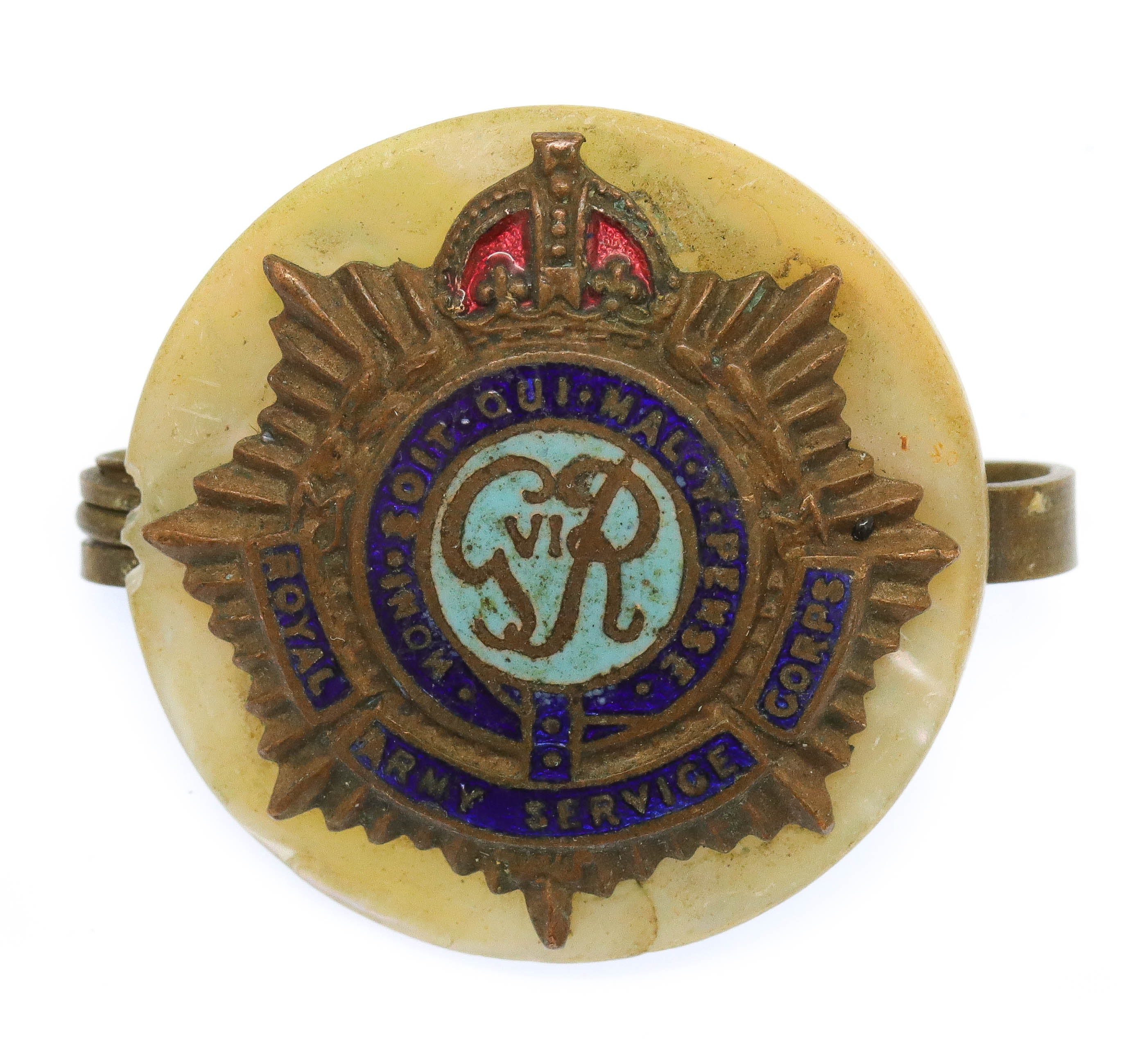 George VI Royal Army Service Corps (R.A.S.C.) Sweetheart Brooch